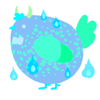 A silver and spring chicken with a speckle pattern