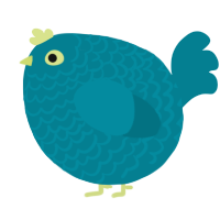 A sea chicken with a lace pattern