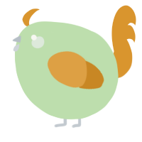 A gluppy and orange chicken