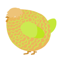 A honey and lime chicken with a lace pattern