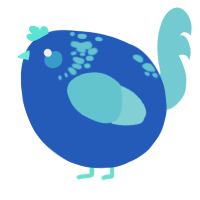 A ochre and russet chicken with a neck-speckle pattern