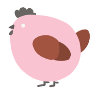 A rose and russet chicken