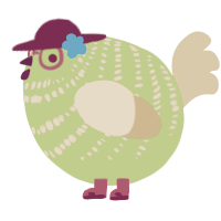 A lime and honey chicken with a bar pattern