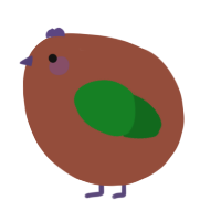 A russet and leaf chicken