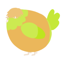 A honey and lime chicken with a head pattern