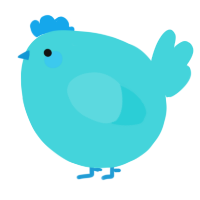 A aqua chicken