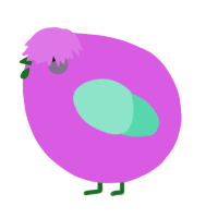 A orchid and mint chicken