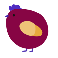 A maroon and honey chicken