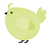 A lemon chicken with a double-lace pattern