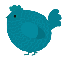 A sea chicken with a lace pattern