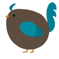 A bark and sea chicken