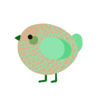 A beige and spring chicken with a lace pattern