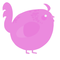 A leaf chicken with a neck-speckle pattern