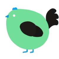 A spring and sable chicken