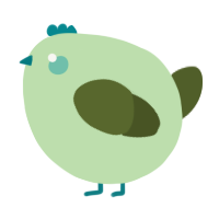 A gluppy and olive chicken
