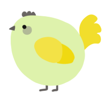 A apple and yellow chicken