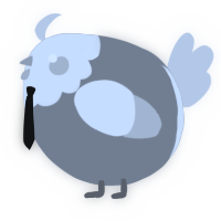 A ash and mist chicken with a head pattern