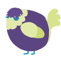 A overcast and lemon chicken with a head pattern