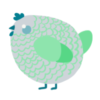 A mist and spring chicken with a lace pattern