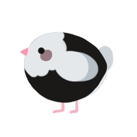 A sable and mist chicken with a head pattern