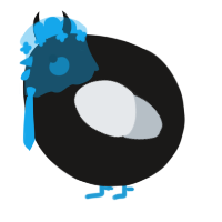 A sable and mist chicken