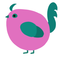 A orchid and sea chicken