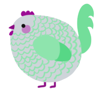 A mist and spring chicken with a lace pattern