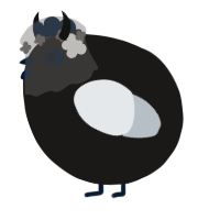 A sable and mist chicken