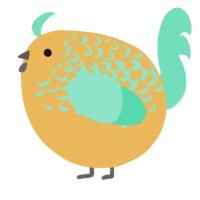 A honey and mint chicken with a half-lace pattern