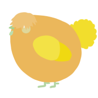 A honey and yellow chicken