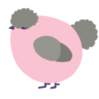A rose and ash chicken
