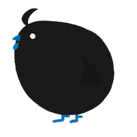 A sable chicken with a lace pattern