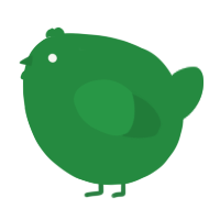 A viridian chicken