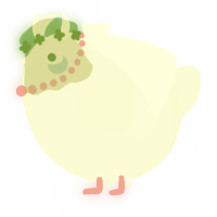A black chicken with a head pattern