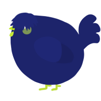 A navy chicken