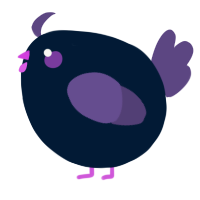 A tumblr and overcast chicken