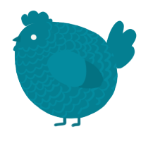 A sea chicken with a lace pattern