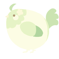 A white and spring chicken with a head pattern