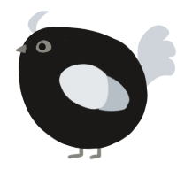 A sable and mist chicken