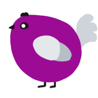 A plum and mist chicken