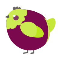A wine and lime chicken with a head pattern