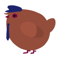 A russet chicken
