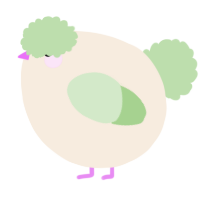 A cream and gluppy chicken
