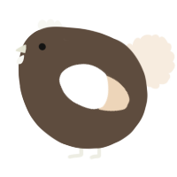 A bark and cream chicken