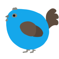 A sky and bark chicken