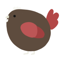 A bark and red chicken