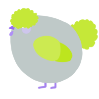 A silver and lime chicken