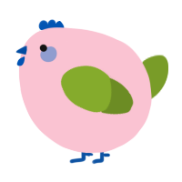A rose and chartreuse chicken