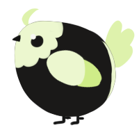 A sable and apple chicken with a head pattern