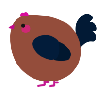 A russet and tumblr chicken